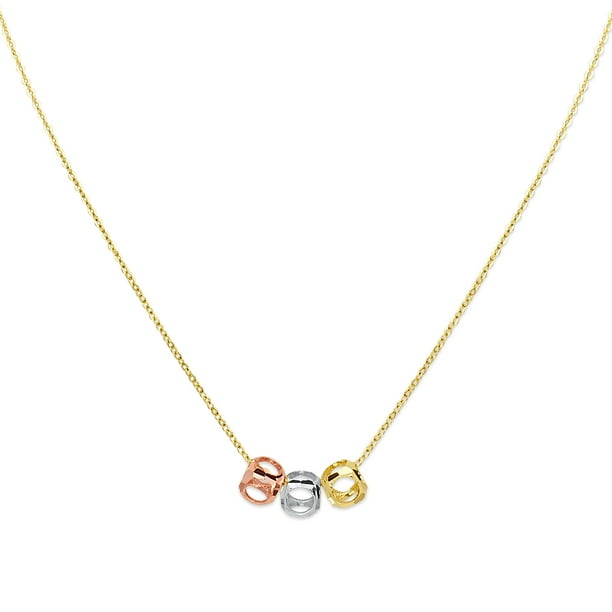 Wellingsale 14k 3 Tri Color White Yellow and Rose Gold I Love You Pendant Size : 20 x 15 mm Wellingsale 14k 3 Tri Color White Yellow and Rose Gold I Love You Pendant Size : 20 x 15 mm